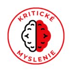 kriticke mysleni Ikona kritického myšlení – mozek rozdělený na dvě poloviny v červeném kruhu s nápisem KRITICKÉ MYŠLENÍ. Symbol schopnosti zpochybňovat vlastní úsudek a měnit názor na základě nových informac